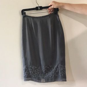 Flowy pencil skirt